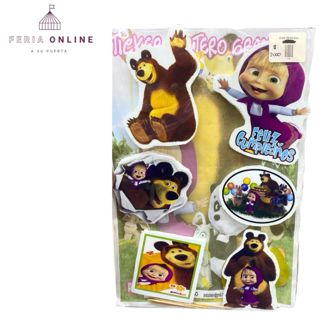Stickers Tortero Para Niñas 1