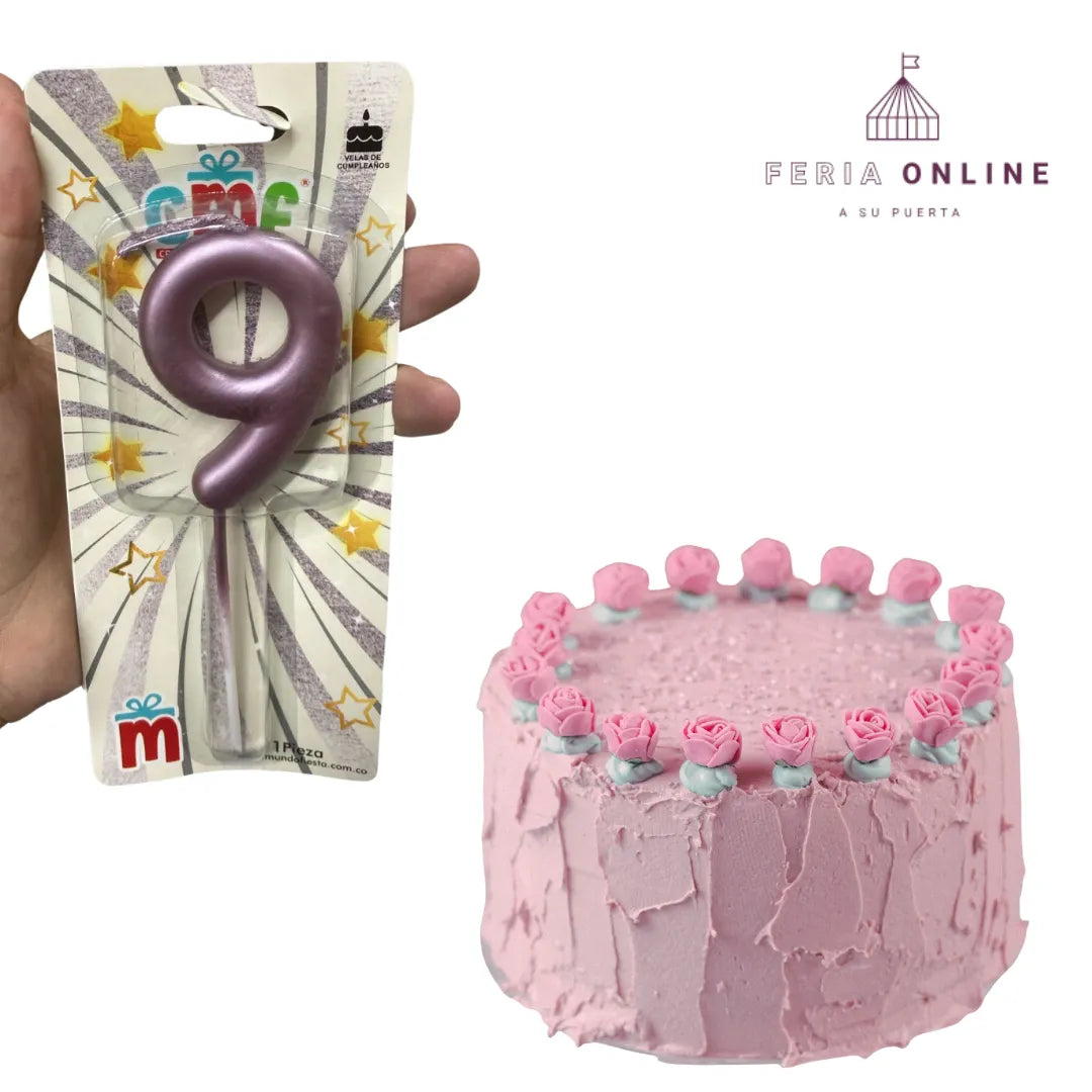 Velas Premium Símbolos Oro Rosa