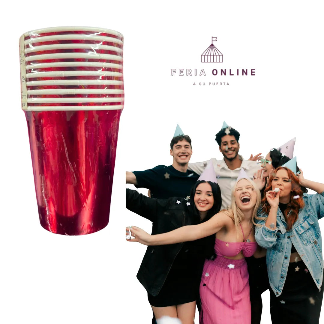Vasos Fiesta Motivos Adultos
