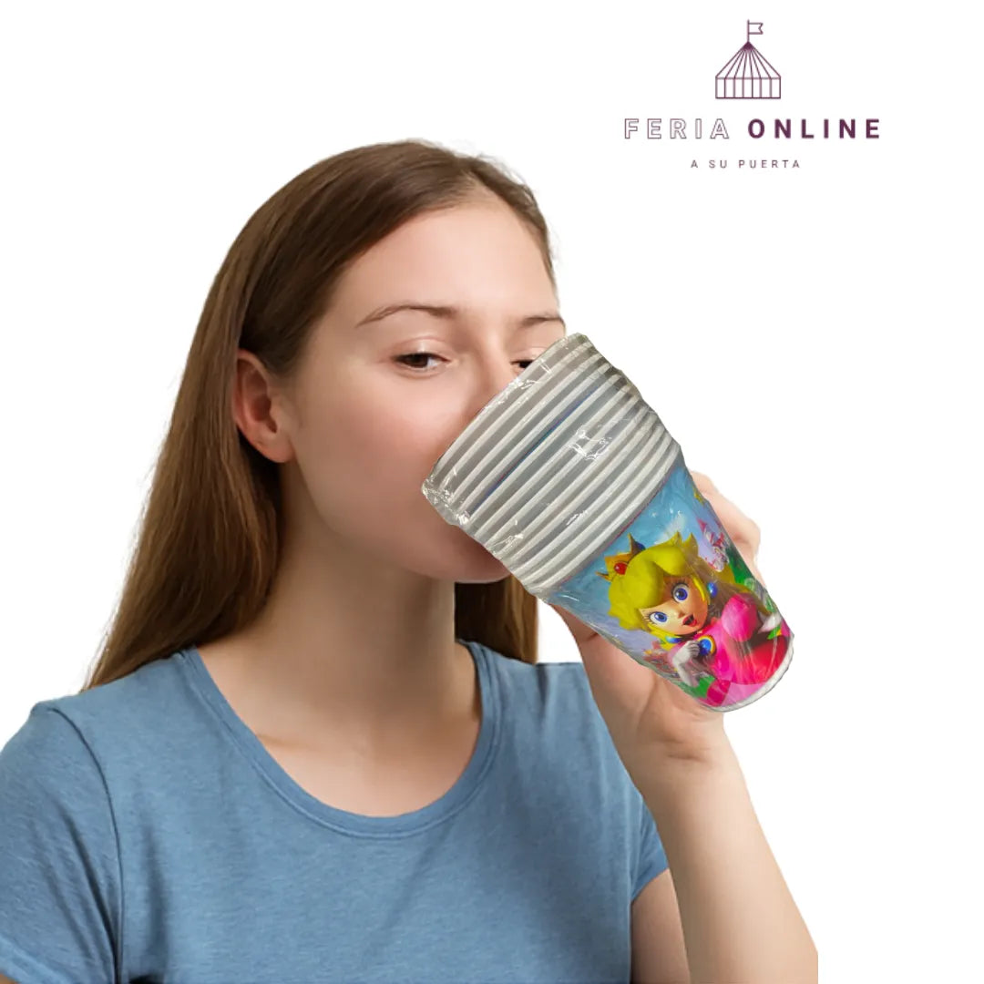 Vasos Fiesta Para Niña