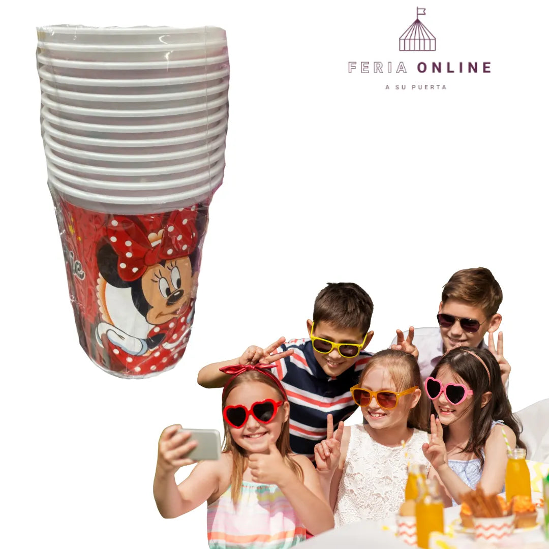 Vasos Fiesta Para Niña