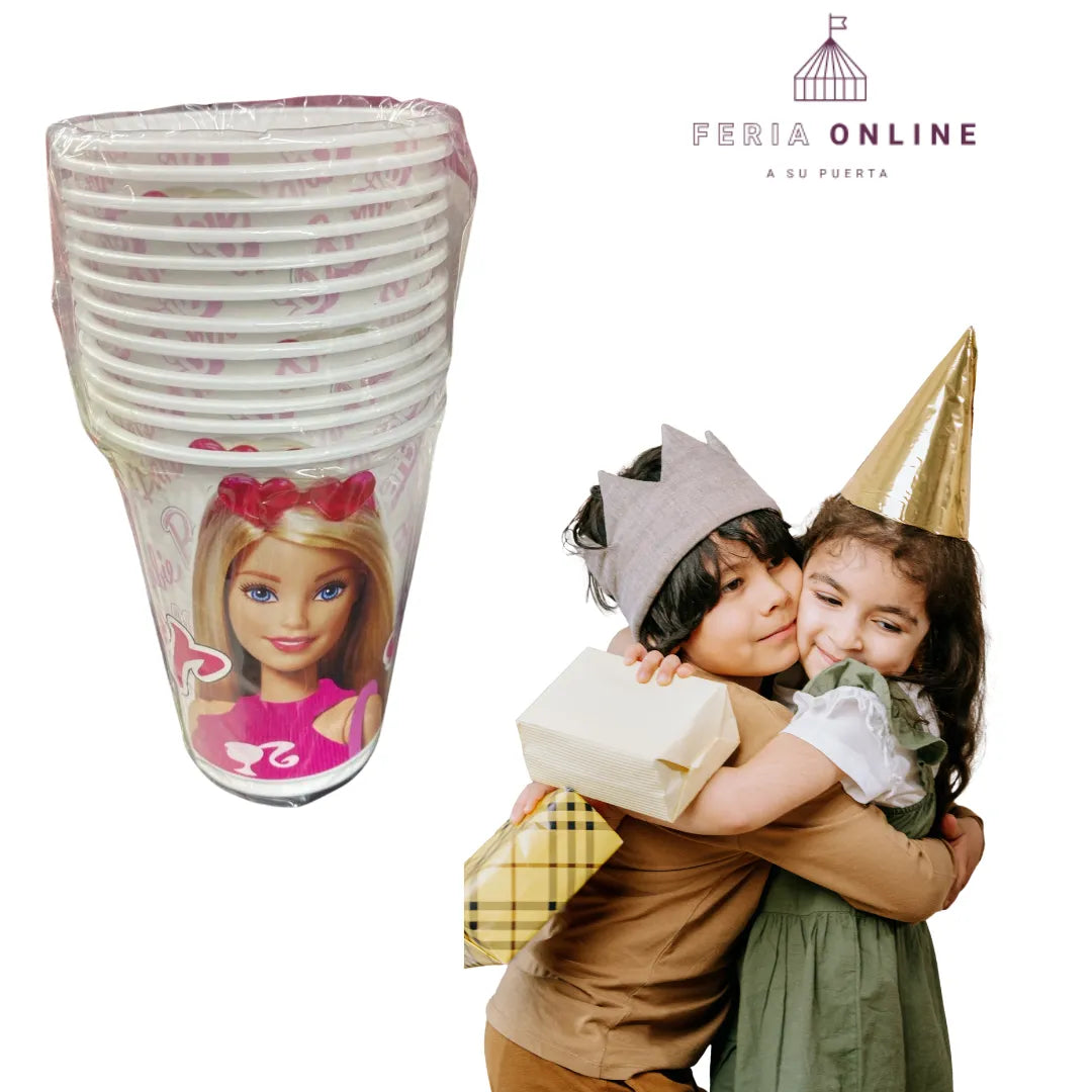 Vasos Fiesta Para Niña