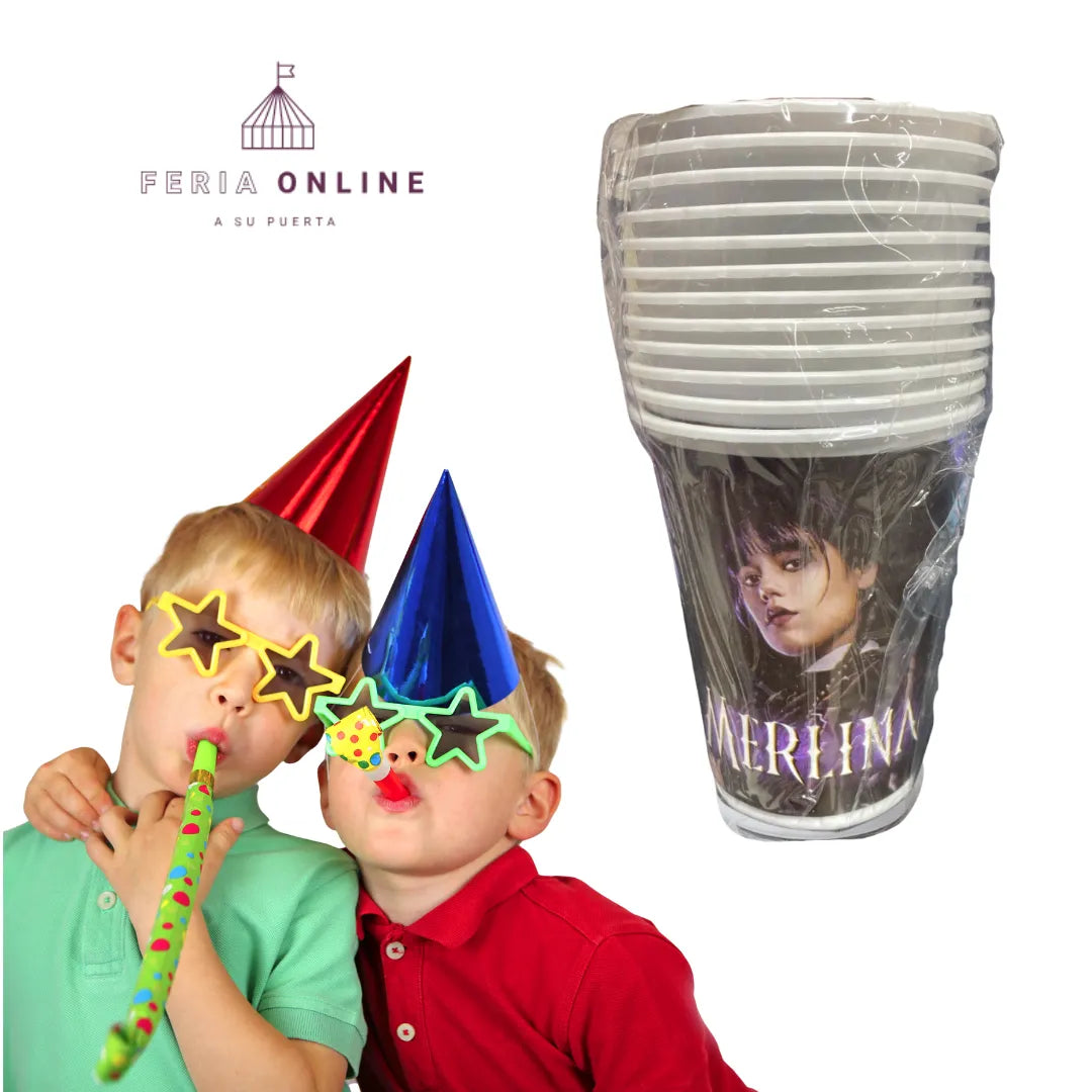 Vasos Fiesta Para Niña
