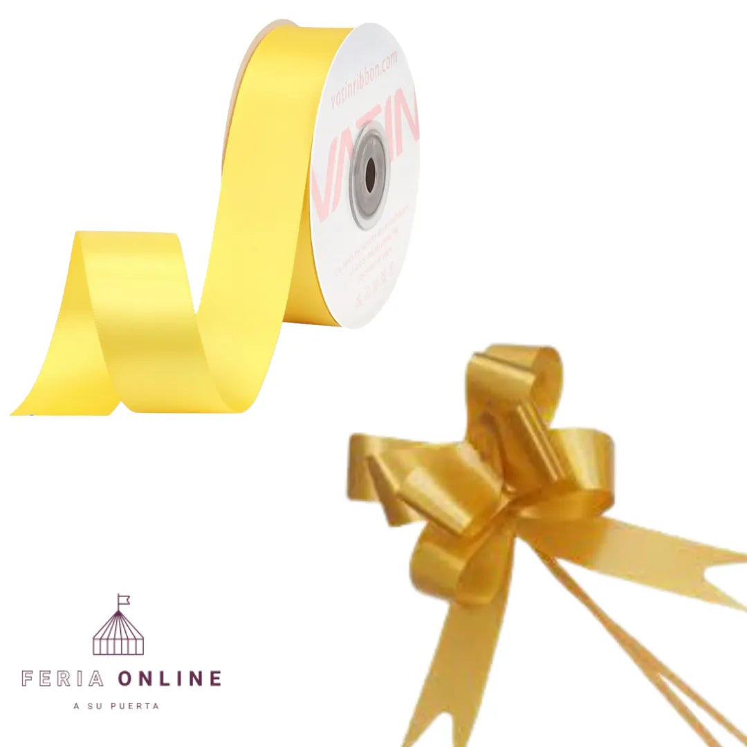 Cinta de papel y satín