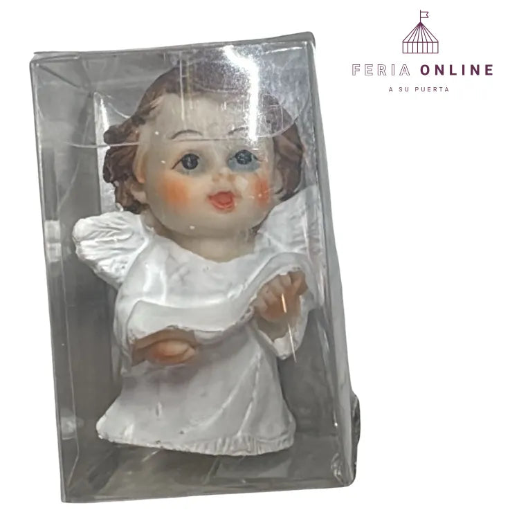 PORCELANA ANGEL NIÑO BAUTIZO