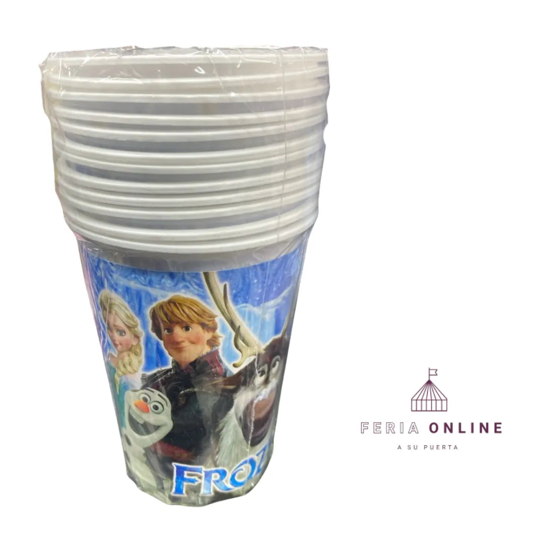 Vasos Fiesta Para Niña