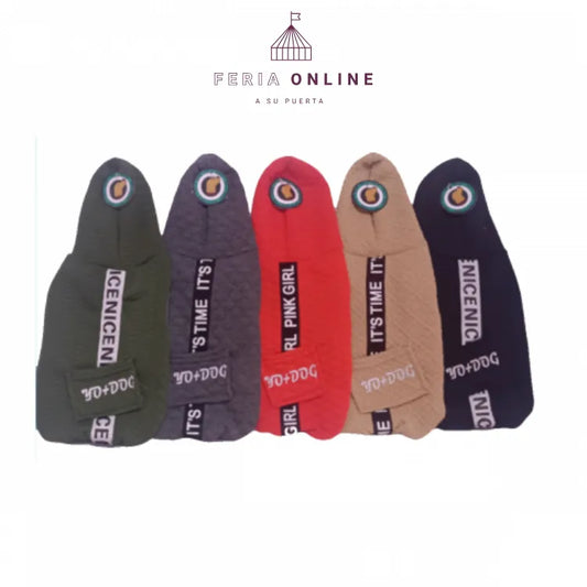 Buzo En Burda Con Bolsillo Unisex