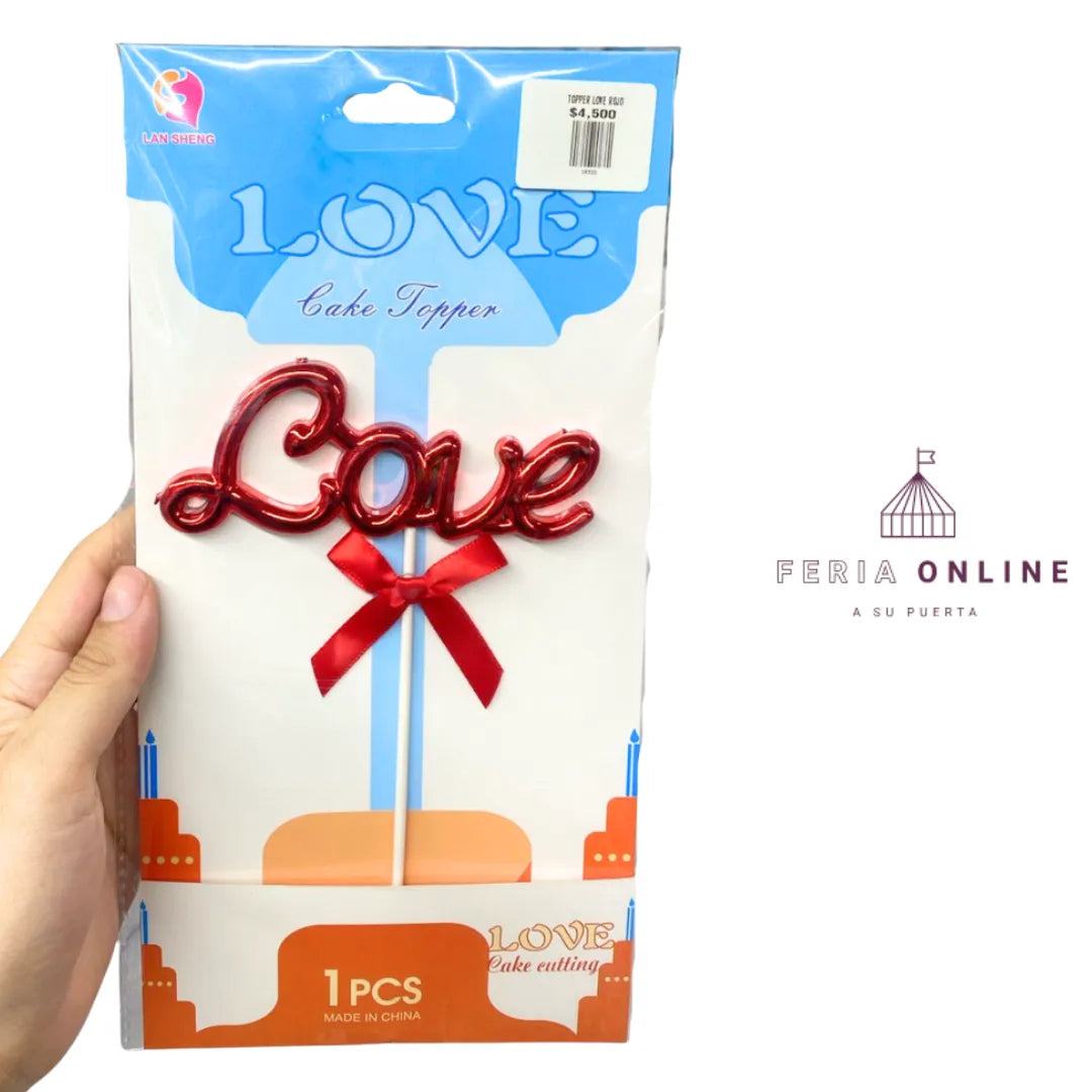 Topper para torta LOVE