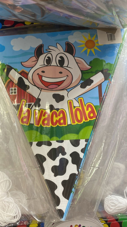 BANDERIN VACA LOLA