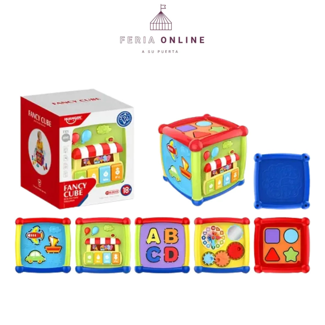 Cubo Didáctico Para Bebé
