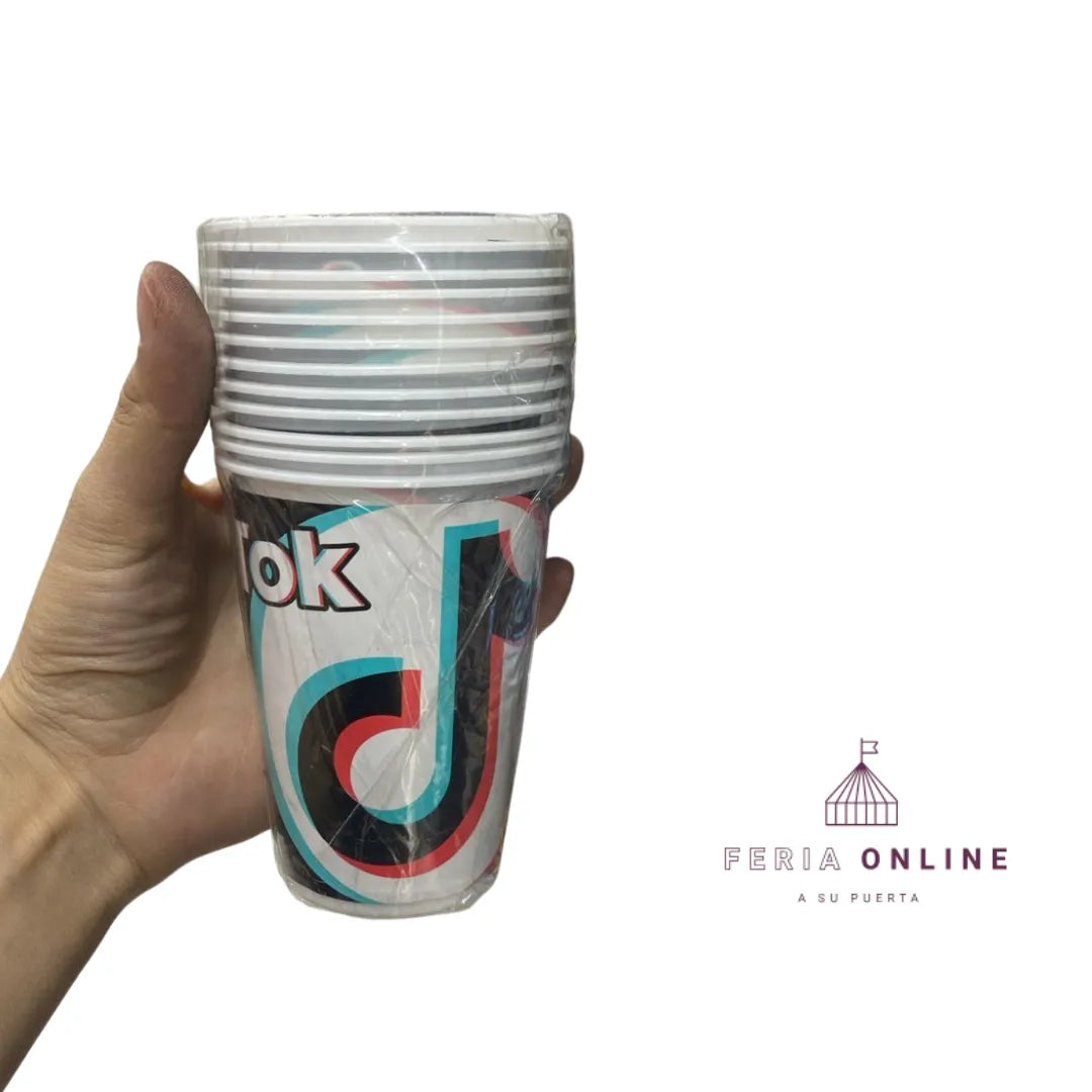 Vasos Fiesta Para Niña