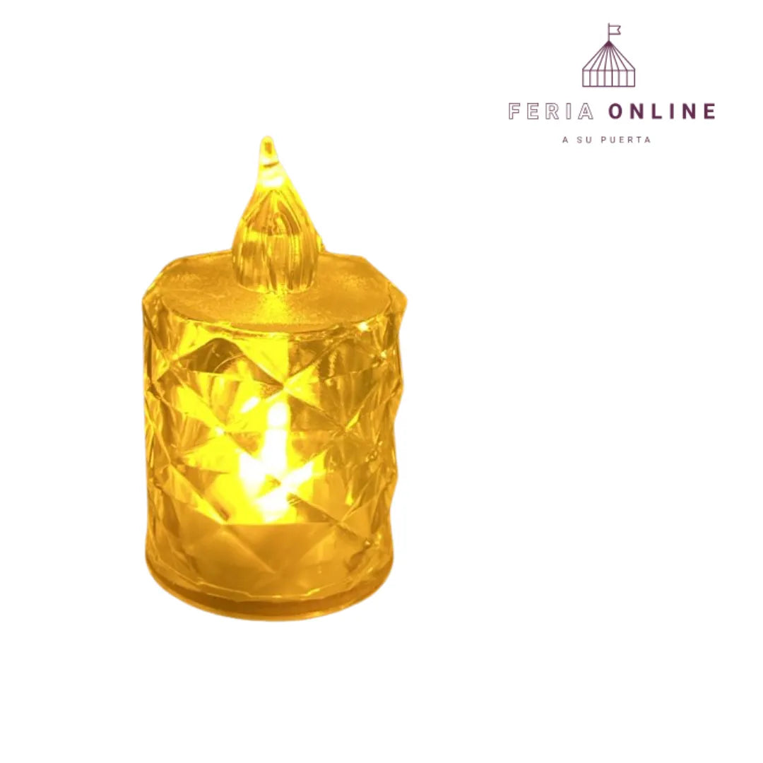 vela led decorativa rombo