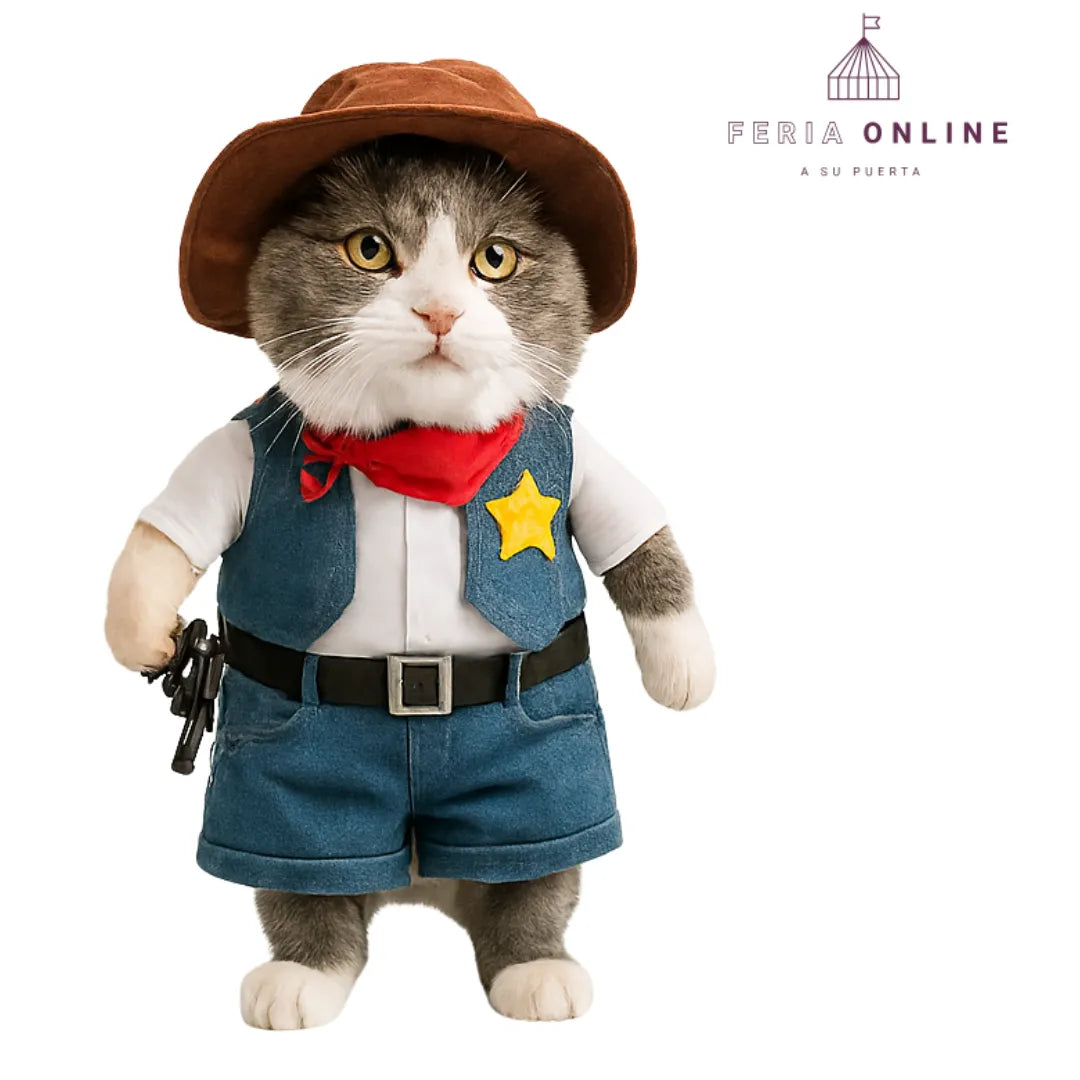 Disfraz Vaquero Para Gato