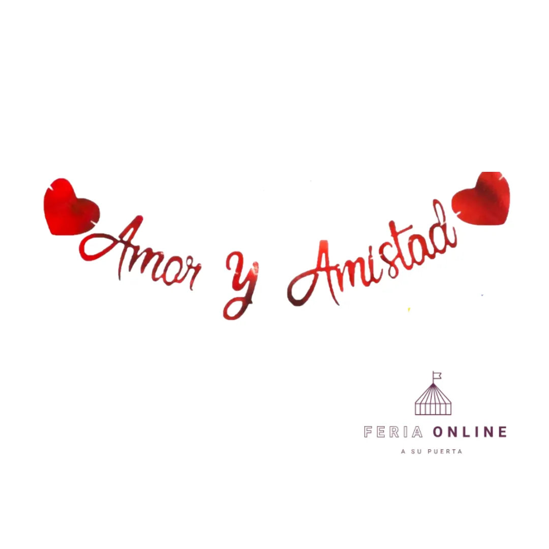 Banderines Y Letreros Para Amor Y Amistad