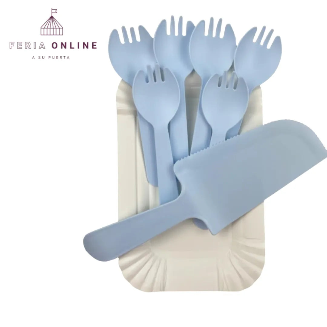 Set cubiertos para tortas X12