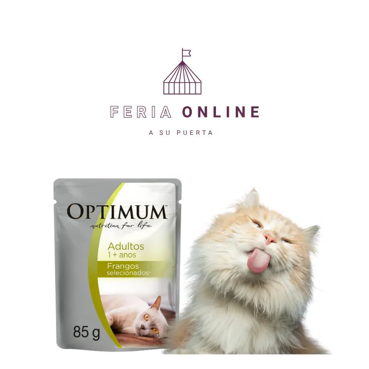 OPTIMUM Alimento Húmedo para Gatos Adultos