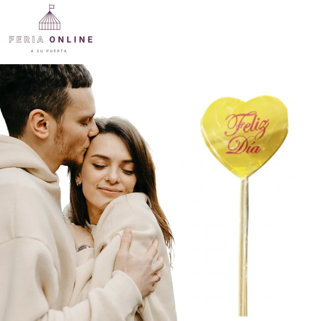 Pin X6 Feliz Día Amarillo