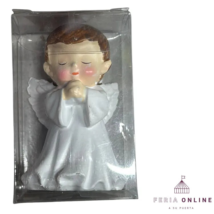 PORCELANA ANGEL NIÑO BAUTIZO