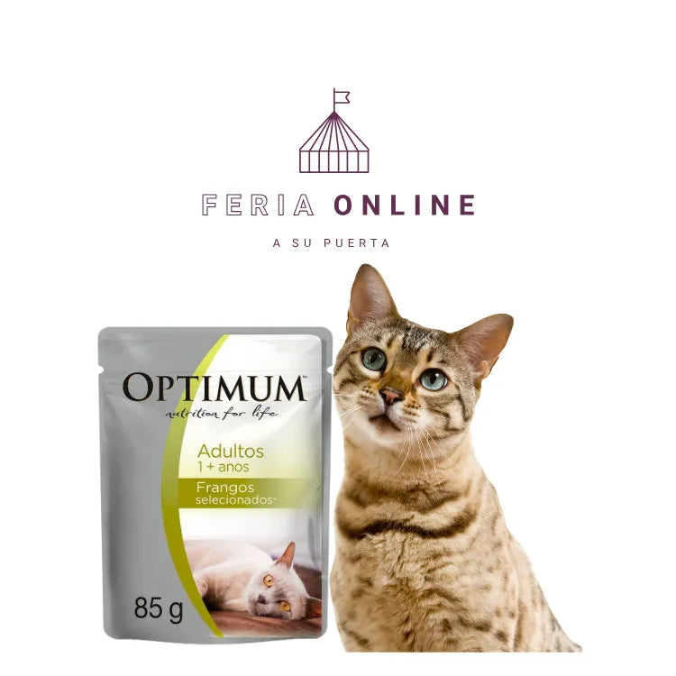OPTIMUM Alimento Húmedo para Gatos Adultos