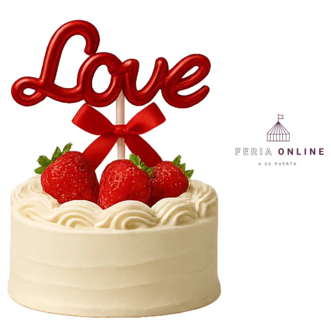 Topper para torta LOVE