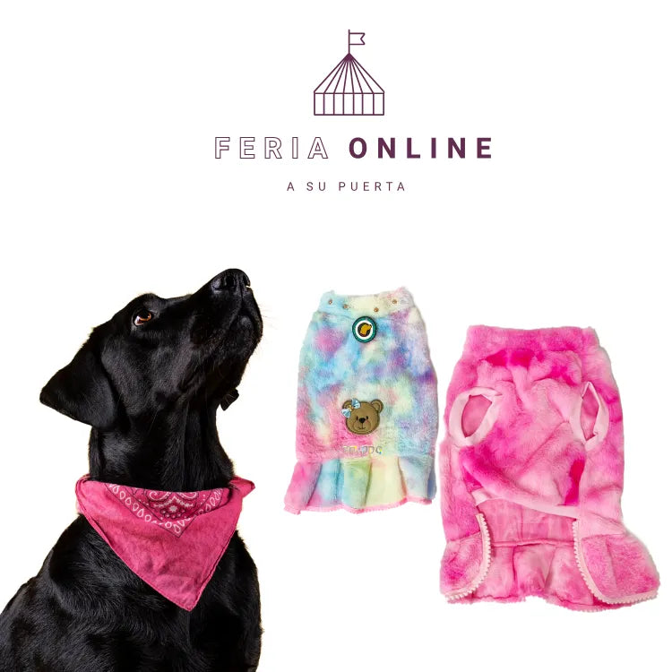 Vestido Peluche Arcoirís