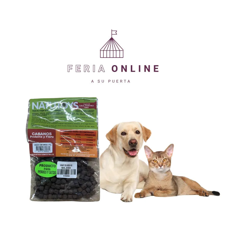 Cábanos Con Omega Para Mascotas x 50 GR