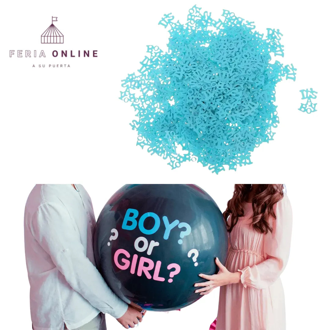 confeti revelación