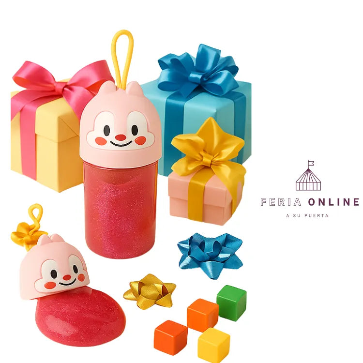 SLIME OLA REDONDA+PERLADA 12.5CMX55.5CM AMARILLO