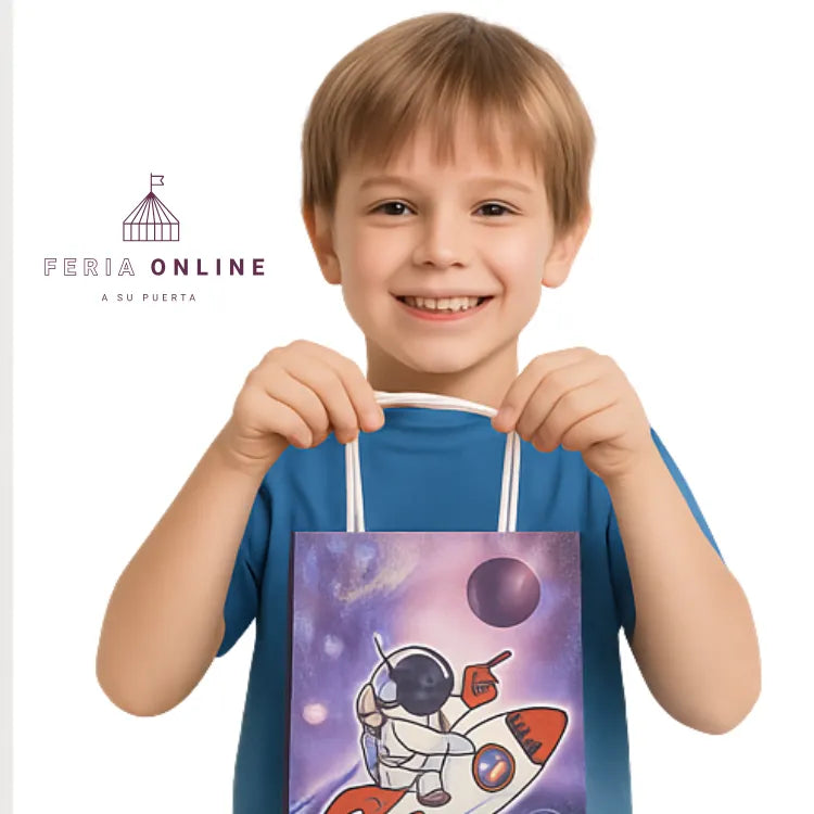 Bolsa Sorpresa Astronautas 21 x 15
