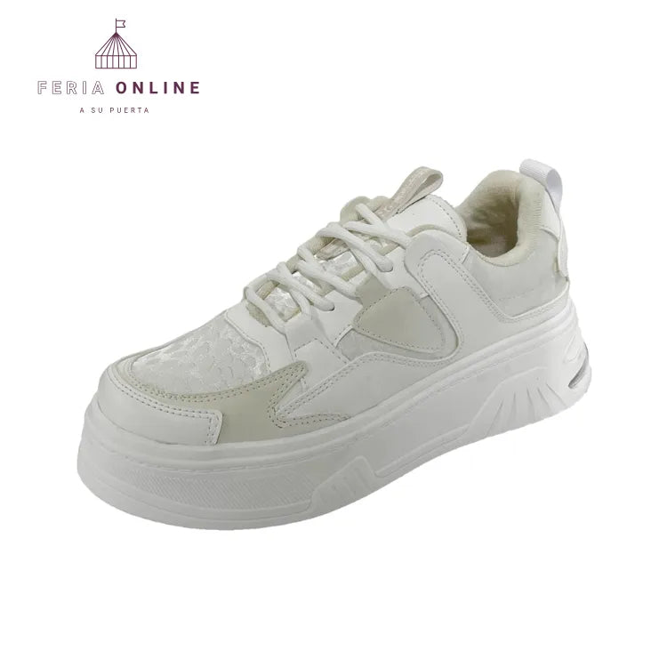 Tennis Suela Alta Super Chunkys para Dama BEING