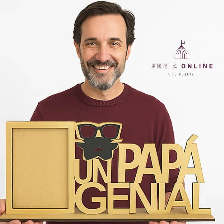 Portaretrato papá - genial crudo