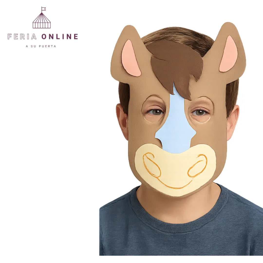 Antifaz infantil caballo