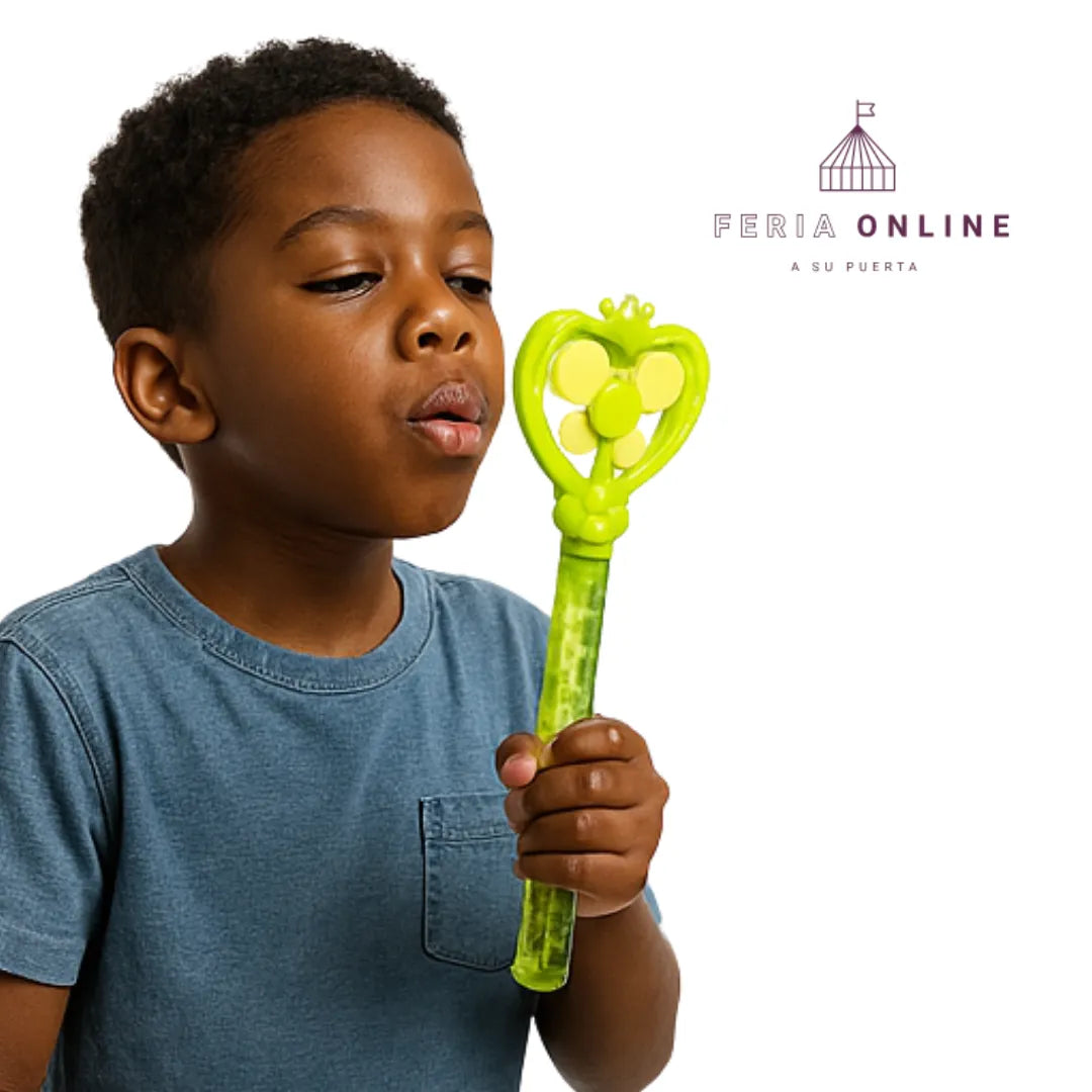 BURBUJERO MEDIANO CORONA HELICE AMARILLO