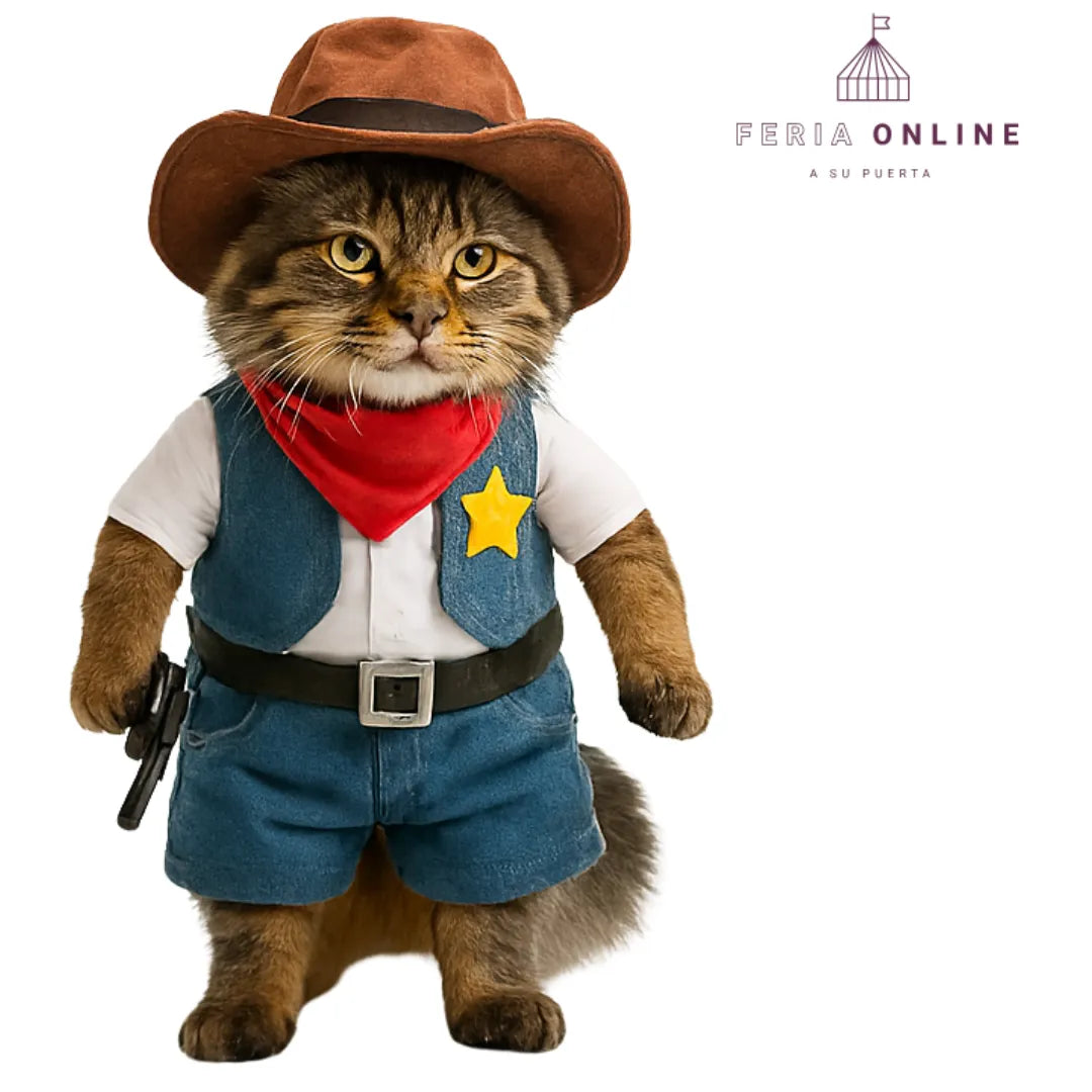 Disfraz Vaquero Para Gato