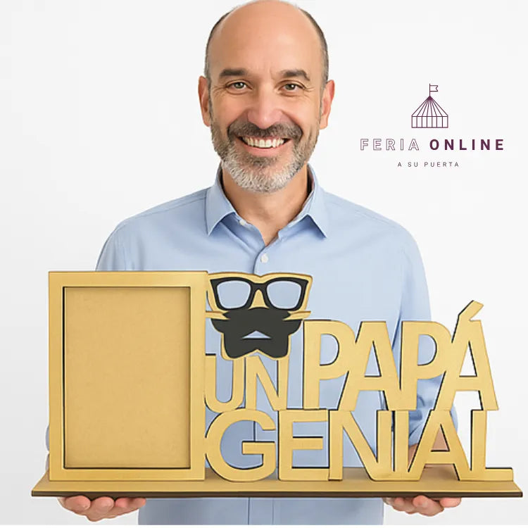 Portaretrato papá - genial crudo