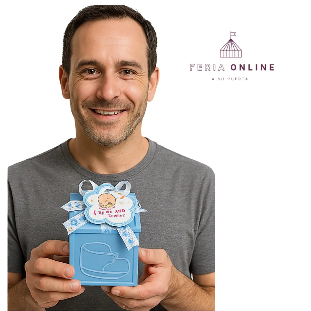 RECORDATORIO BABY SHOWER X12 CUBO