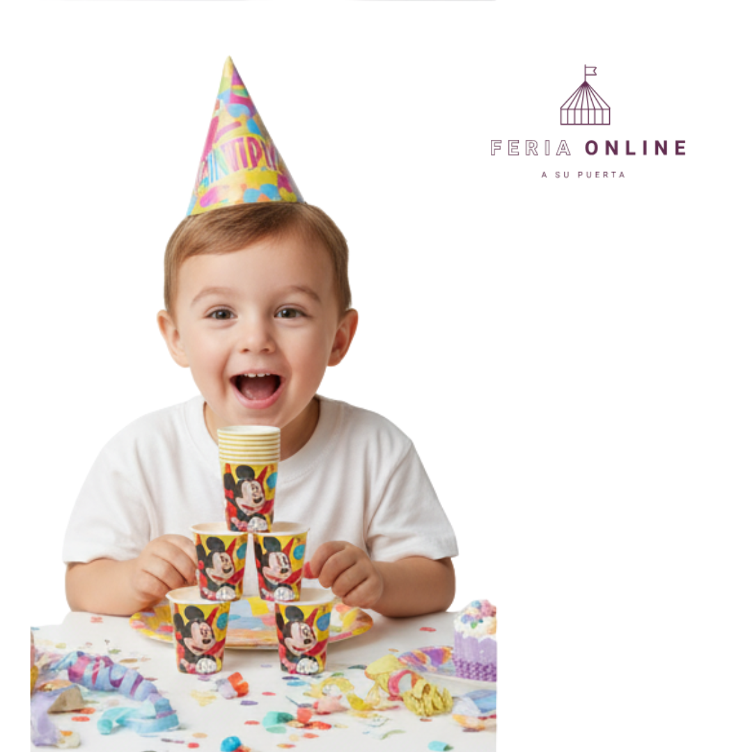 Vaso Desechable MIckey X8