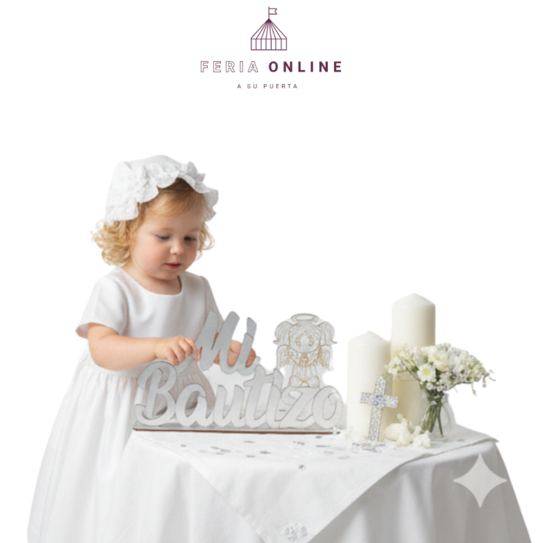 Letrero 15CM Mi Bautizo Para Niña