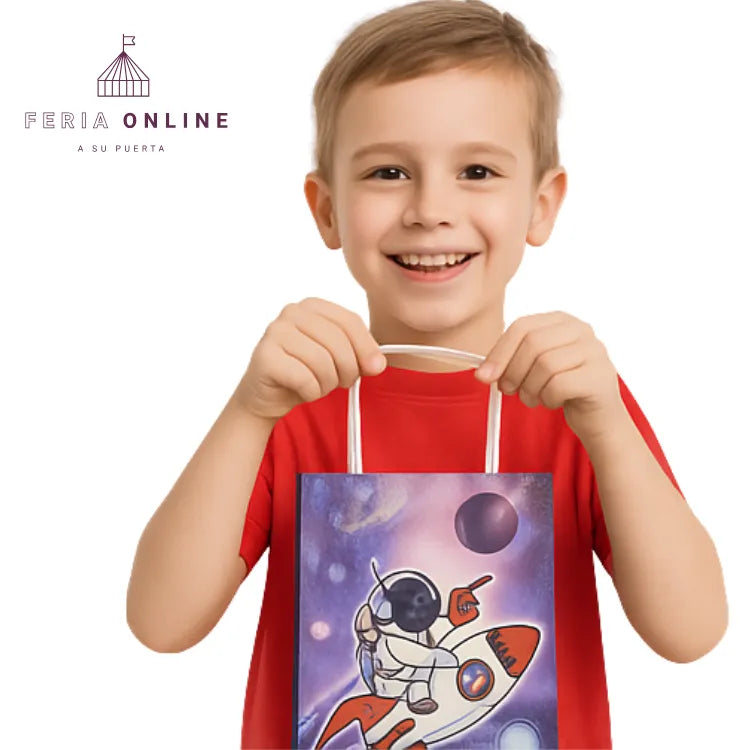 Bolsa Sorpresa Astronautas 21 x 15