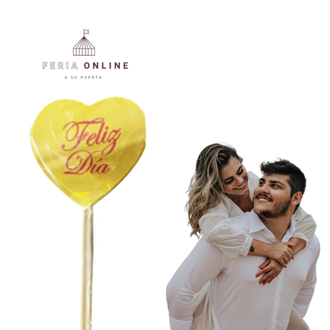 Pin X6 Feliz Día Amarillo
