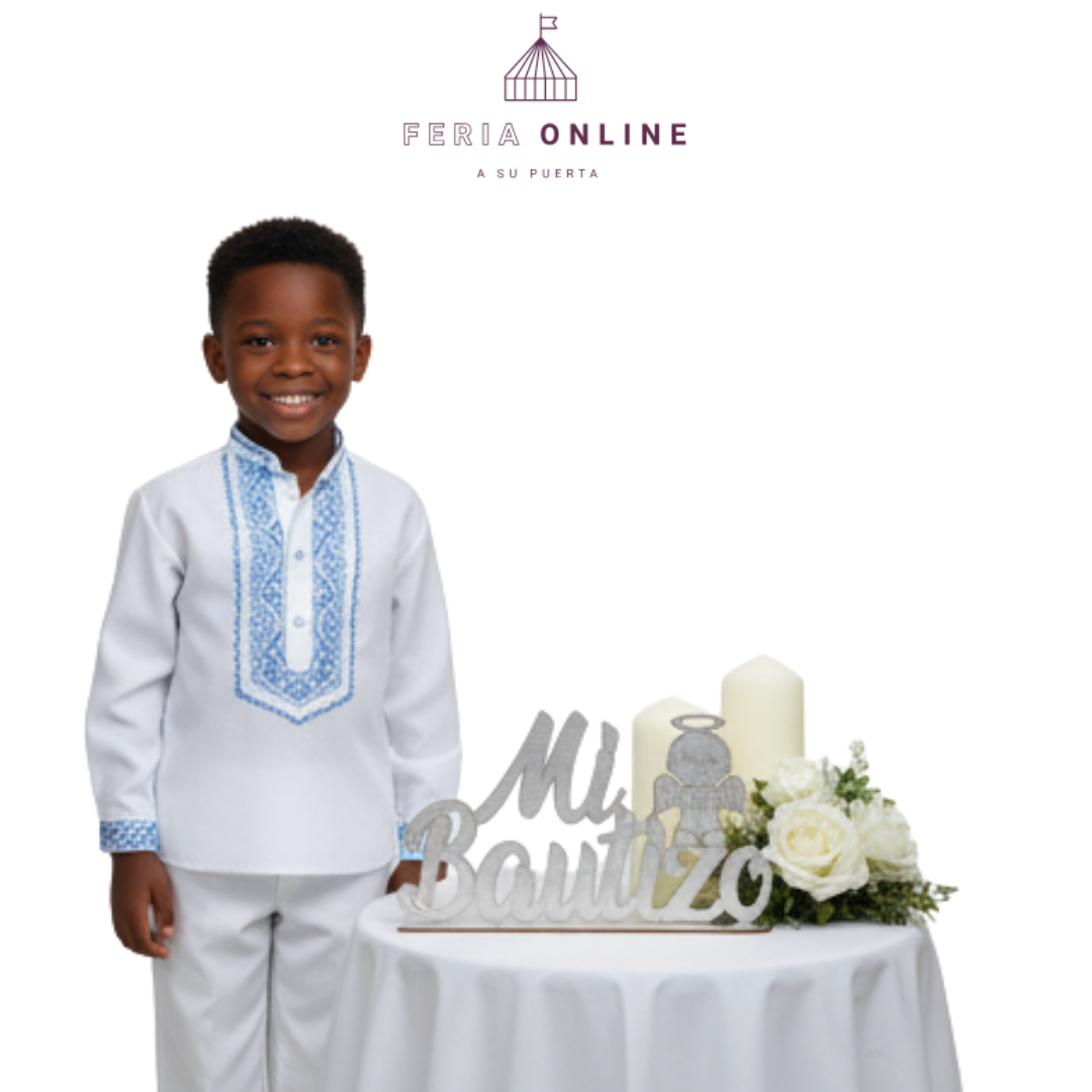 Letrero 15CM Mi Bautizo Para Niño