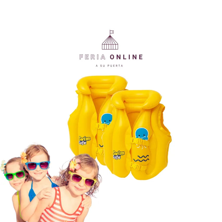 CHALECO SALVAVIDAS INFANTIL PASO B