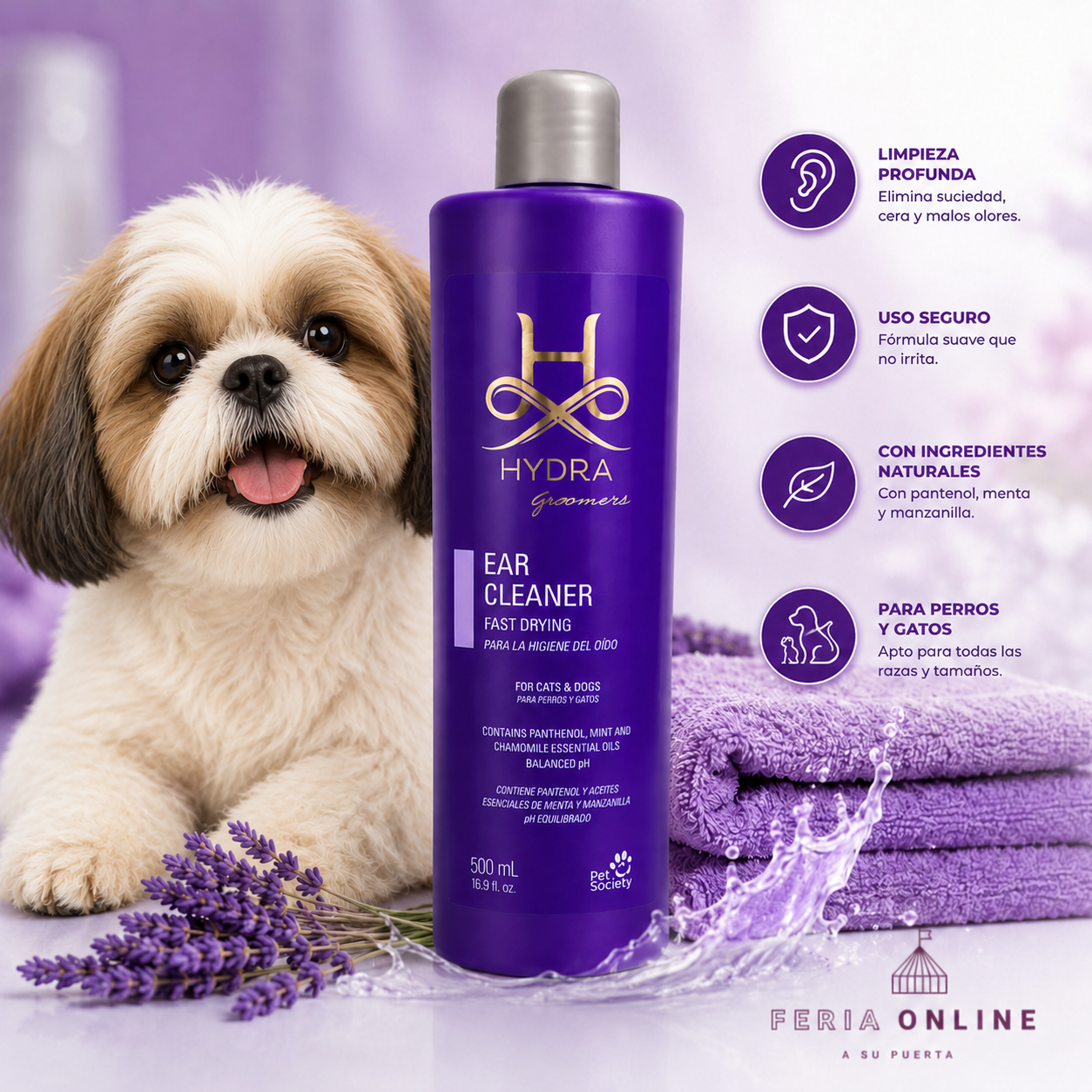 Hydra Ear Cleaner 500ML/16.9 OZ