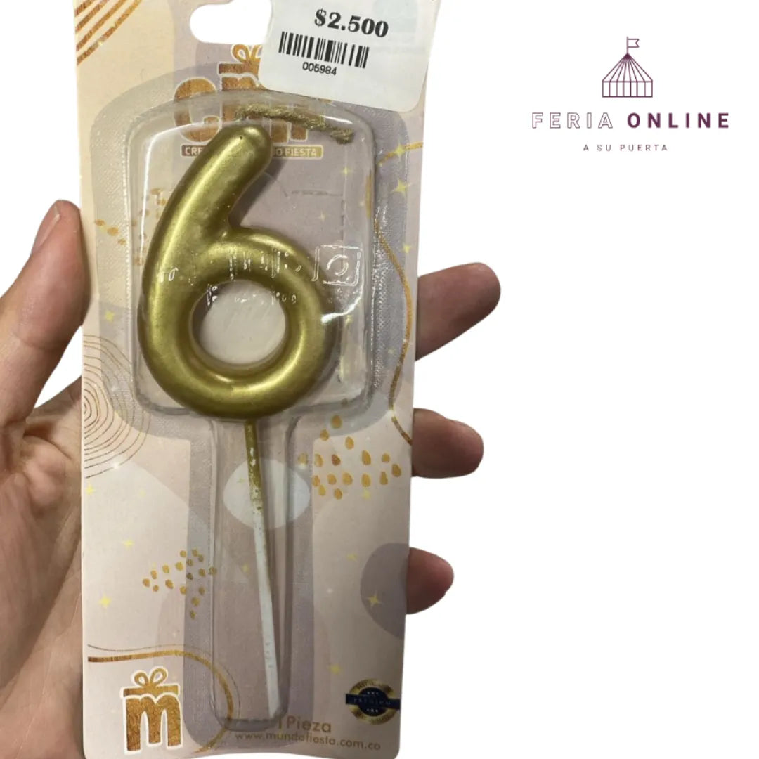 Velas Premium Símbolos Dorados