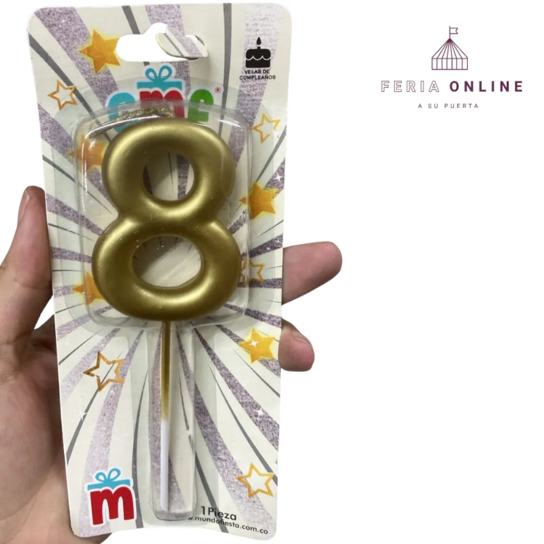 Velas Premium Símbolos Dorados