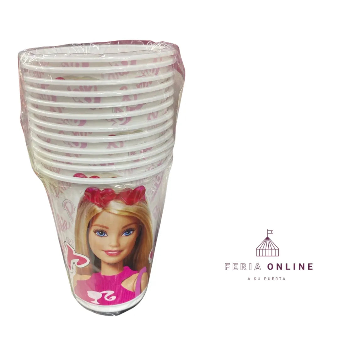 Vasos Fiesta Para Niña