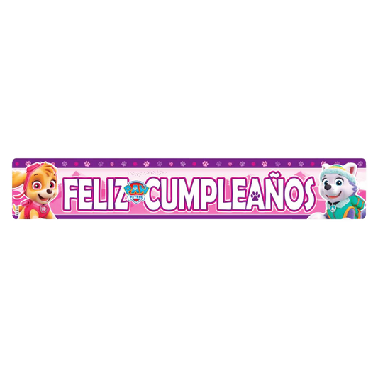Banner Feliz Cumpleaños Skye | Paw Patrol