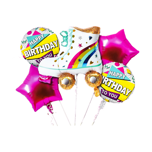 Bouquet Patín Retro | Fiesta Ochentera