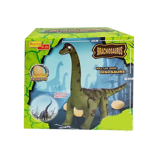 Brachiosaurus | Dinosaurio Con Luz, Sonido, Movimiento y Pone Huevos
