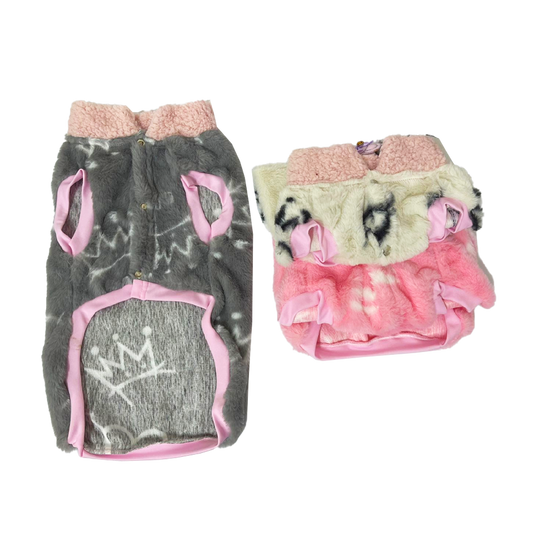 Buzo Peluche con Cuello Ovejero